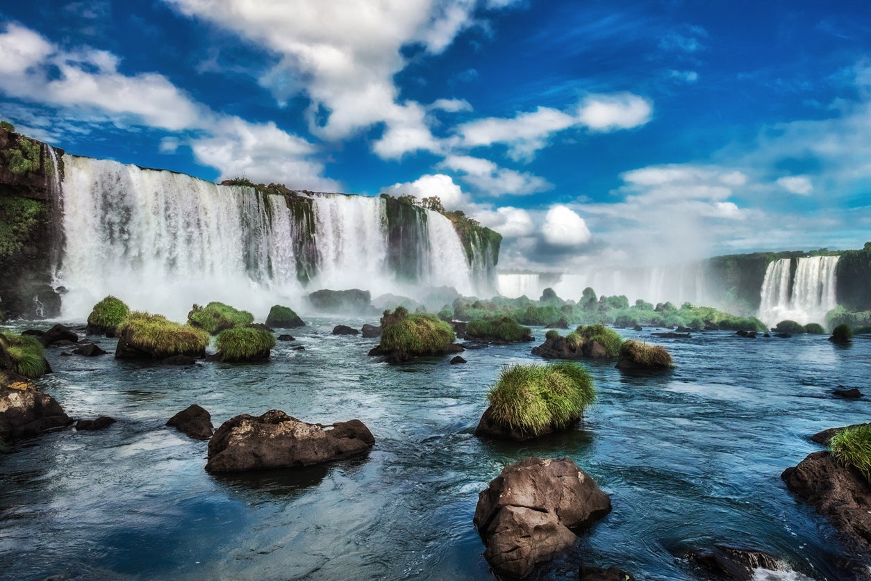 Iguazu is nearly three times wider than Niagara Falls