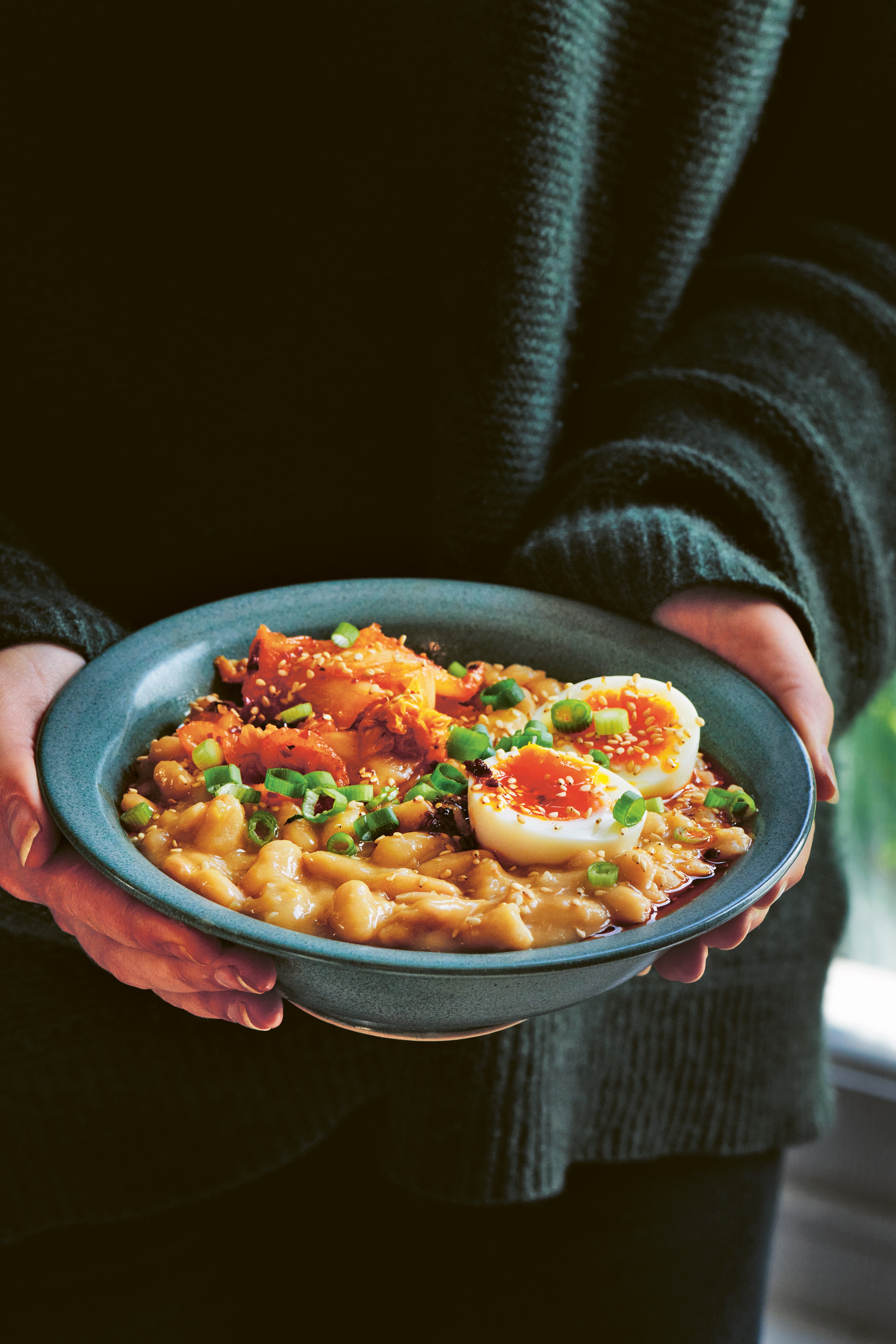 Miso paste plus creamy, soft white beans is a thing of magic