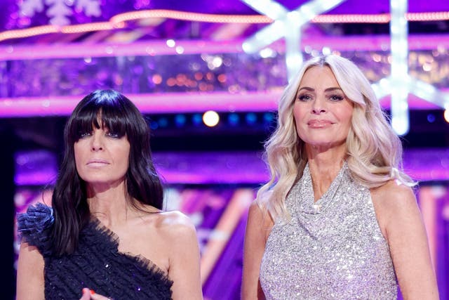 <p>Claudia Winkleman and Tess Daly announce winners of the Strictly Come Dancing 2023 Christmas Special </p>