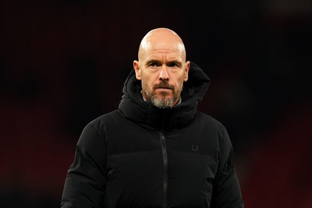 <p>Manchester United manager Erik ten Hag has had plenty of absences to deal with (Martin Rickett/PA)</p>