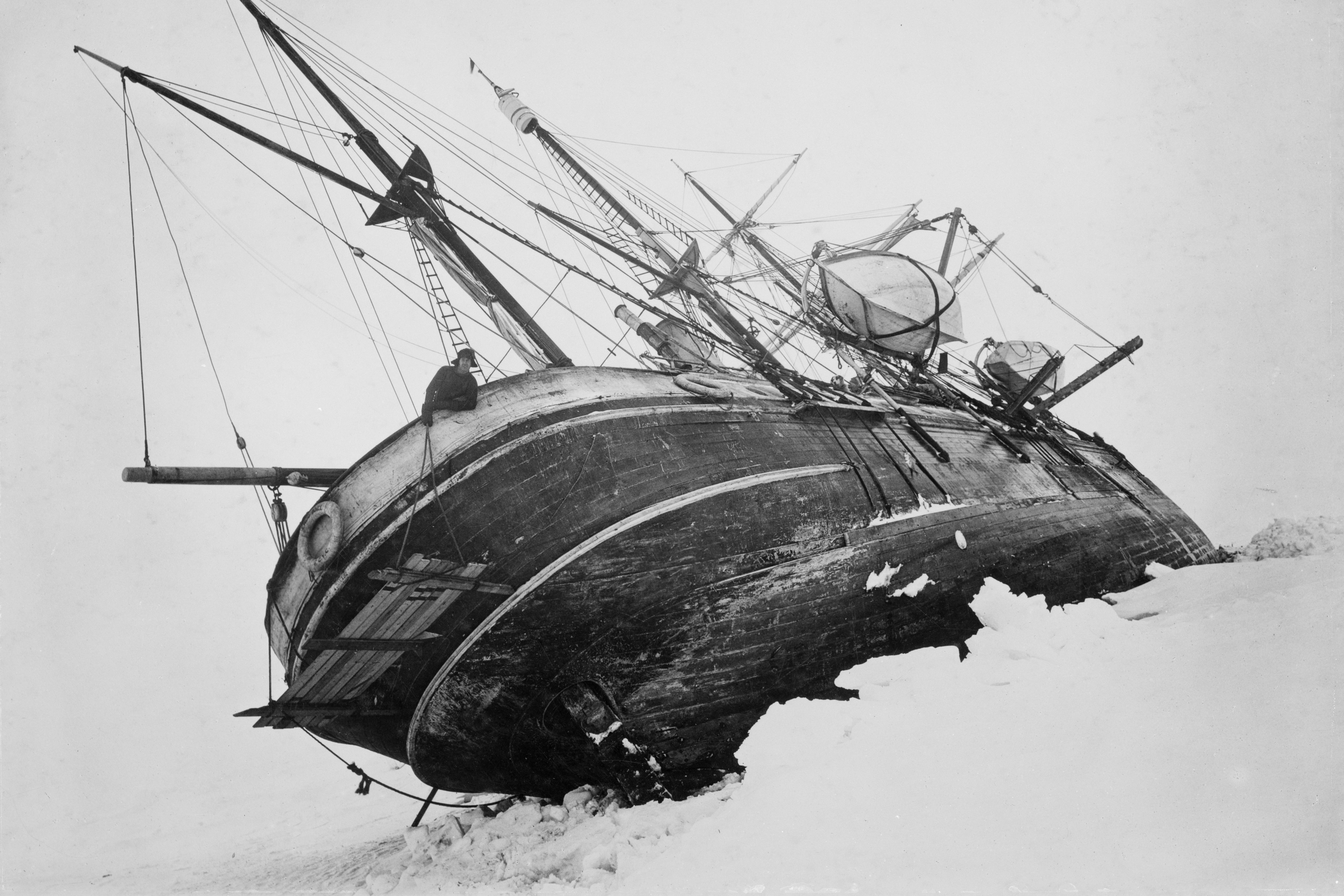 Wreck of Endurance (Royal Geographic Society/PA)