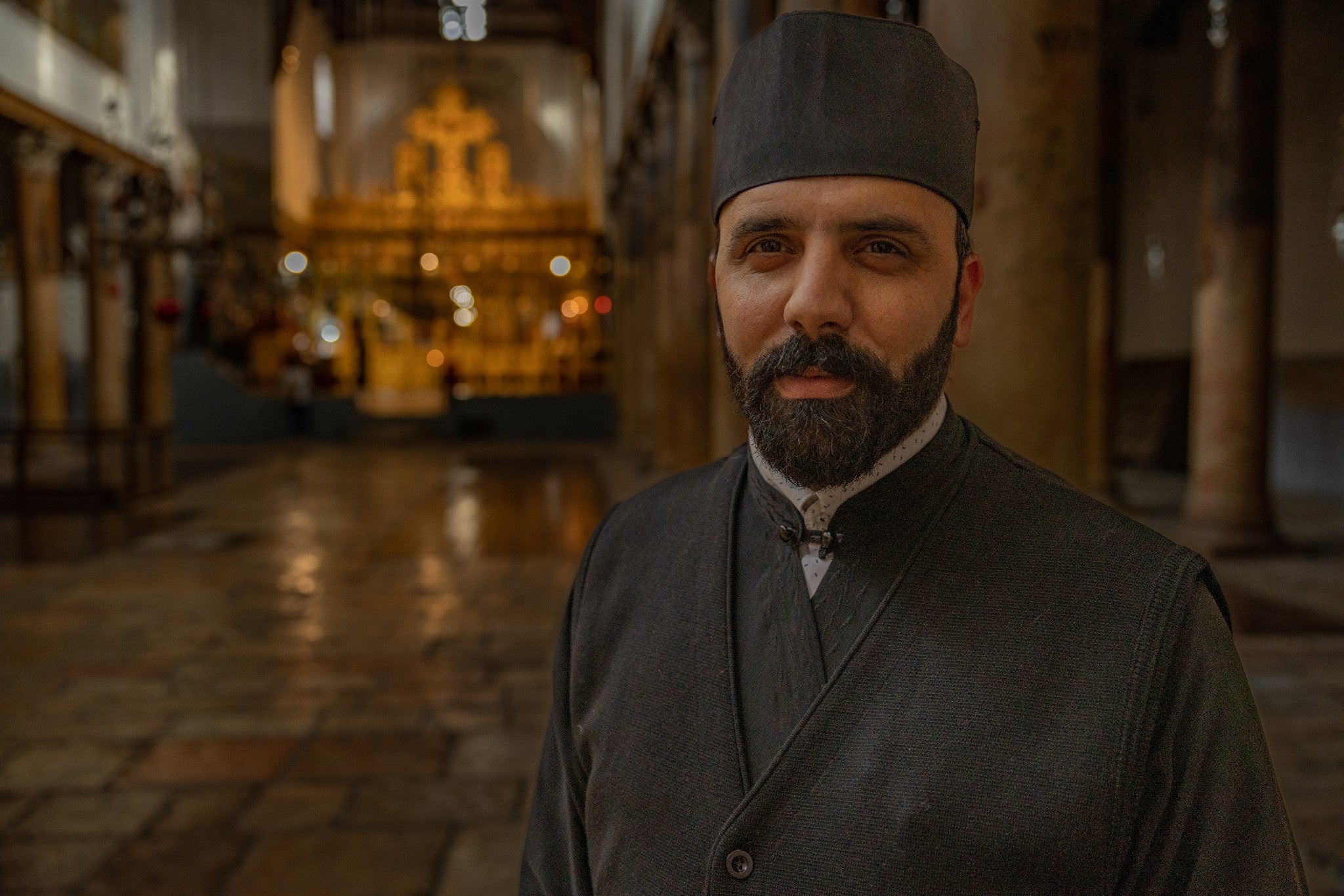 Father Issa Thaljieh, the Greek Orthodox parish priest