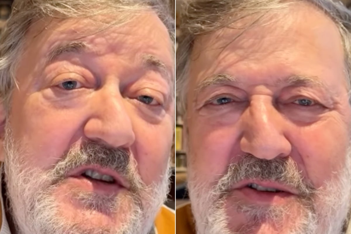 Stephen Fry praised for ‘poignant’ Christmas message about mental health and loneliness