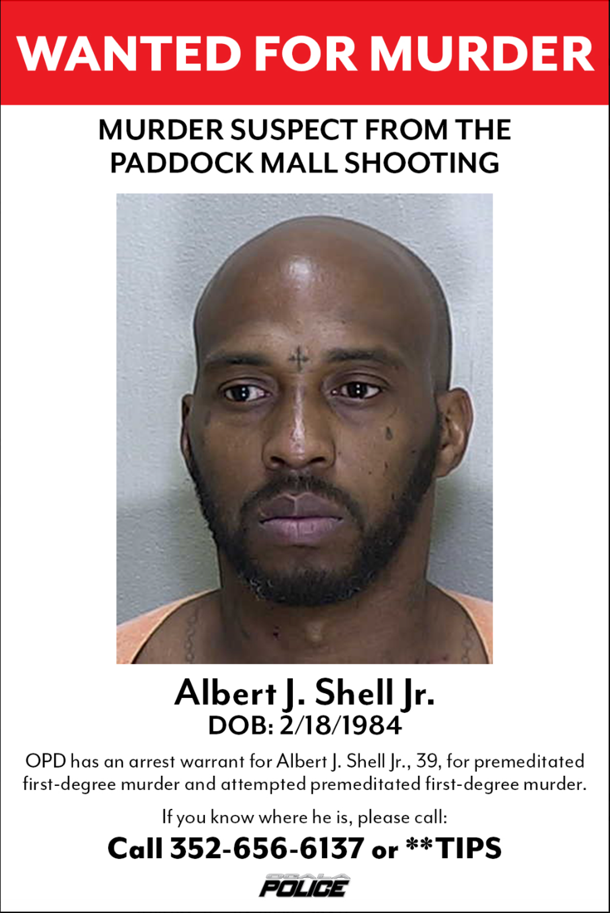 Ocala mall shooting suspect identified as manhunt continues