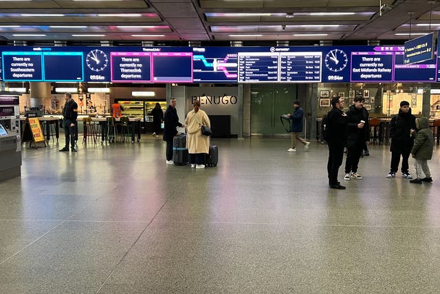 <p>Going places: London St Pancras International, the only station in Britain with intercity services – all to Continental Europe</p>
