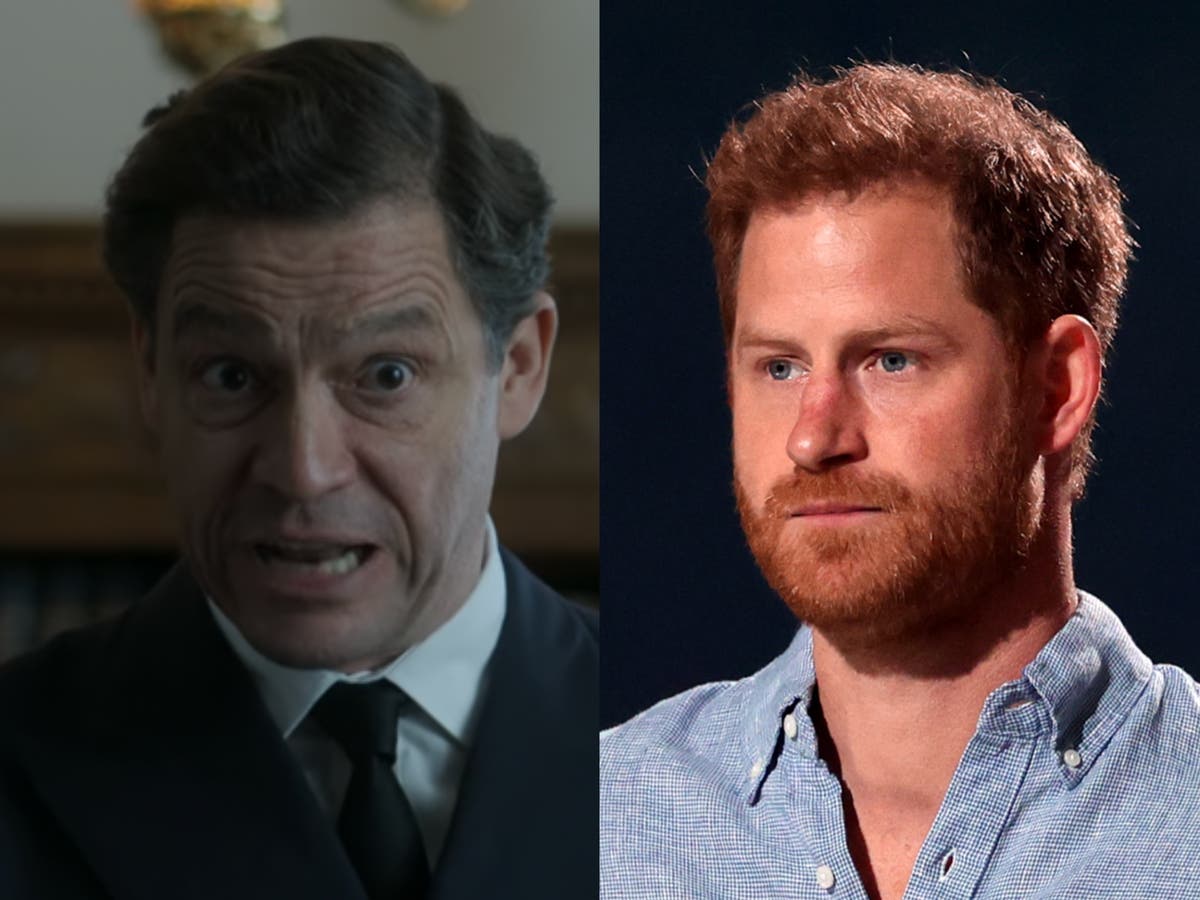 The Crown star Dominic West explains why he stopped speaking to Prince Harry after the 2014 “fallout”.