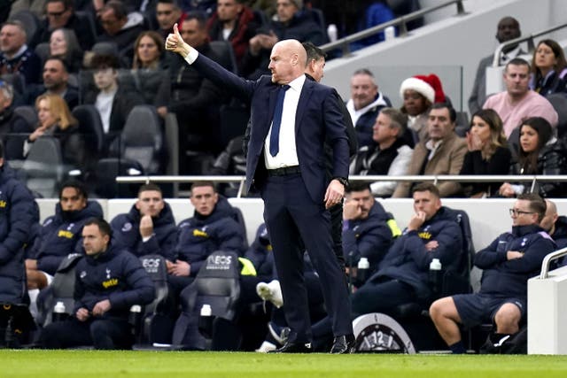 Sean Dyche’s Everton host Manchester City on Wednesday (Andrew Matthews/PA)