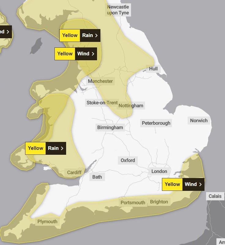 Mapped: Storm Gerrit weather warnings in your area as UK faces snow ...