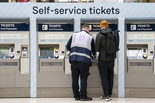 An urgent overhaul of Britain’s rail fares system is required after analysis revealed ‘absurd inconsistencies’, a charity said (Kirsty O’Connor/PA)