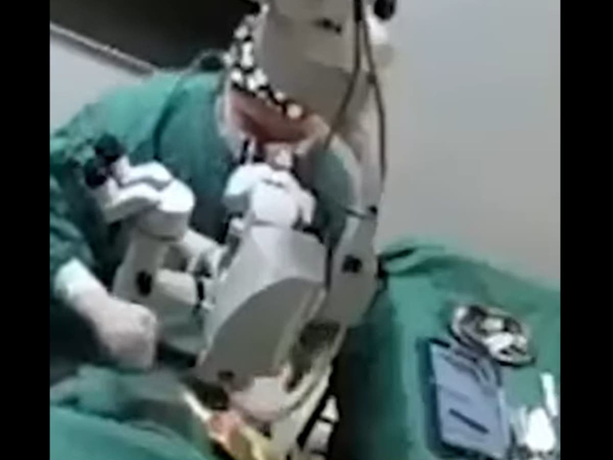 Doctor caught on video camera punching patient during surgery suspended after huge outrage