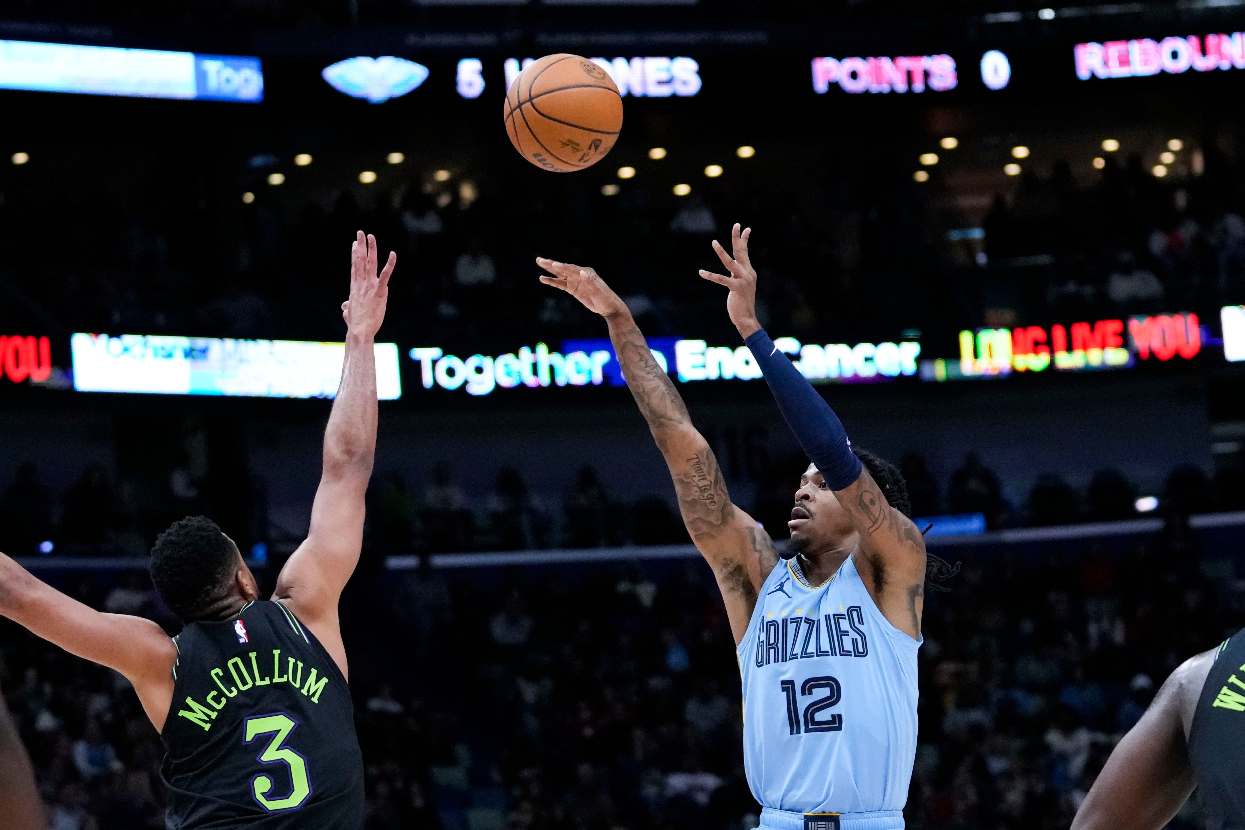 Grizzlies Pelicans Basketball