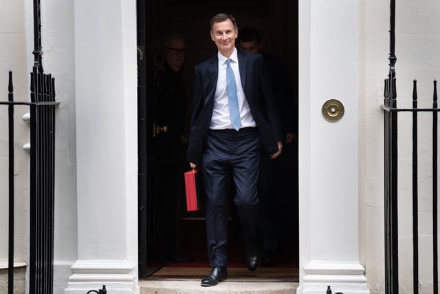 Chancellor Jeremy Hunt has fuelled general election speculation and the prospects of tax cuts to woo voters by announcing a March 6 budget (PA)