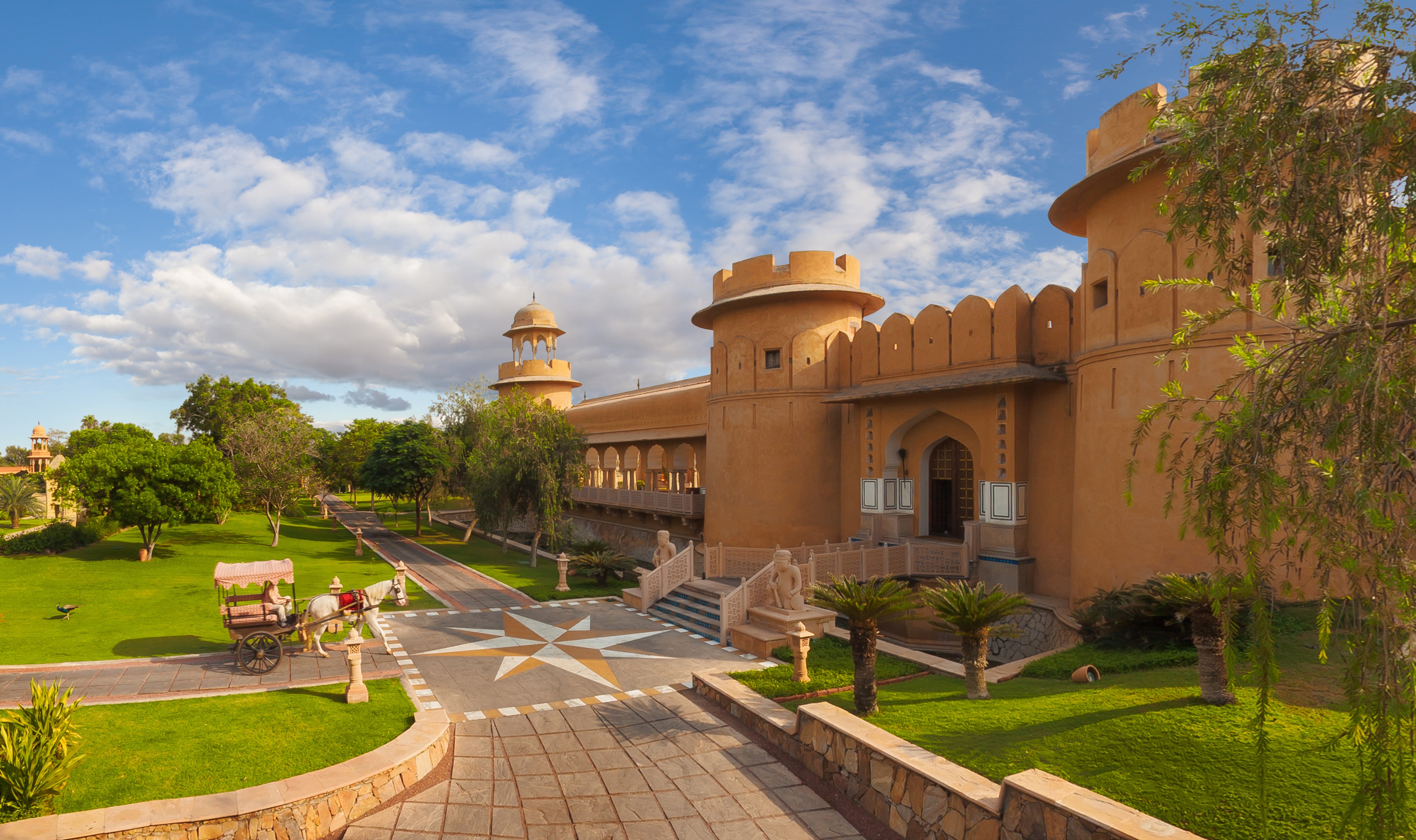The Oberoi Rajgarh Palace will expand the group’s collection of properties, which includes The Oberoi Rajvilas, Jaipur (pictured)