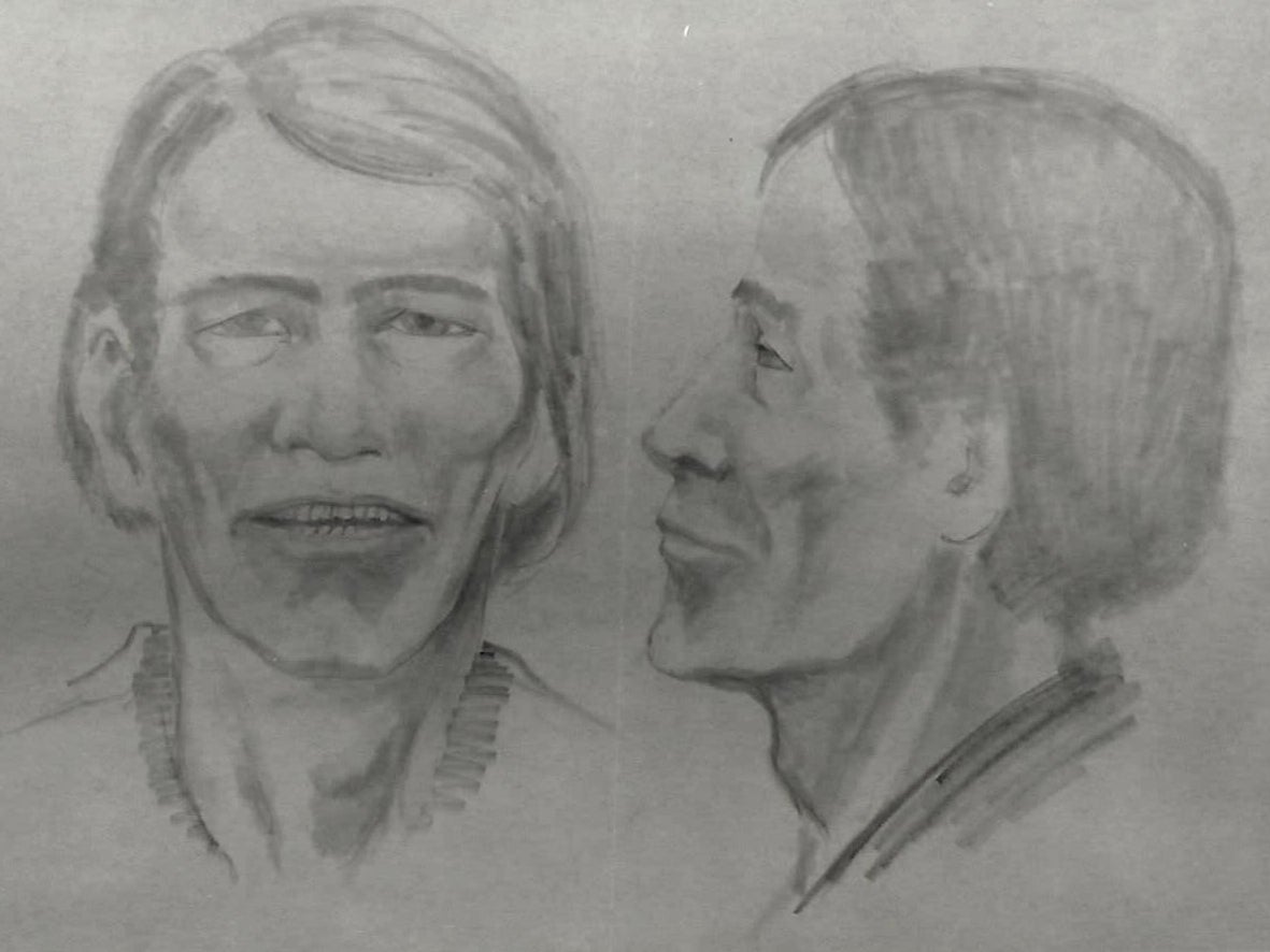 A police sketch made in 1976 of the victim’s “probable likeness"