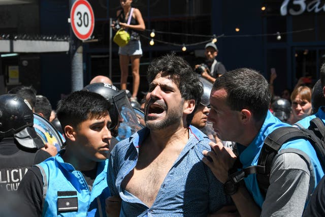 APTOPIX Argentina Protests