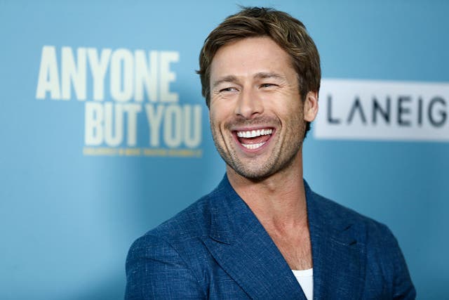 <p>Glen Powell at the New York premiere for ‘Anyone But You’ in December 2023 </p>
