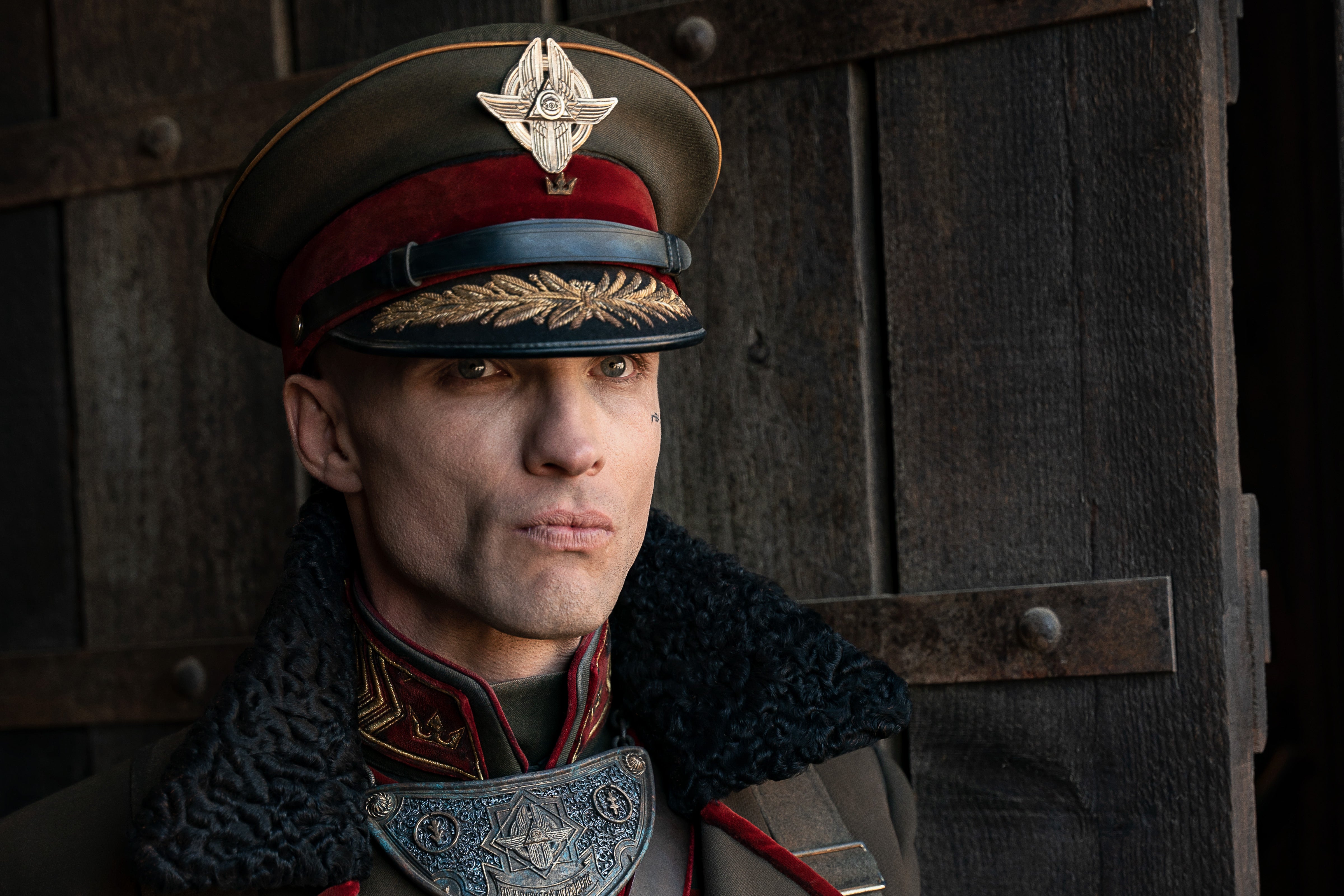 Ed Skrein as Atticus Noble in ‘Rebel Moon – Part One: A Child of Fire'