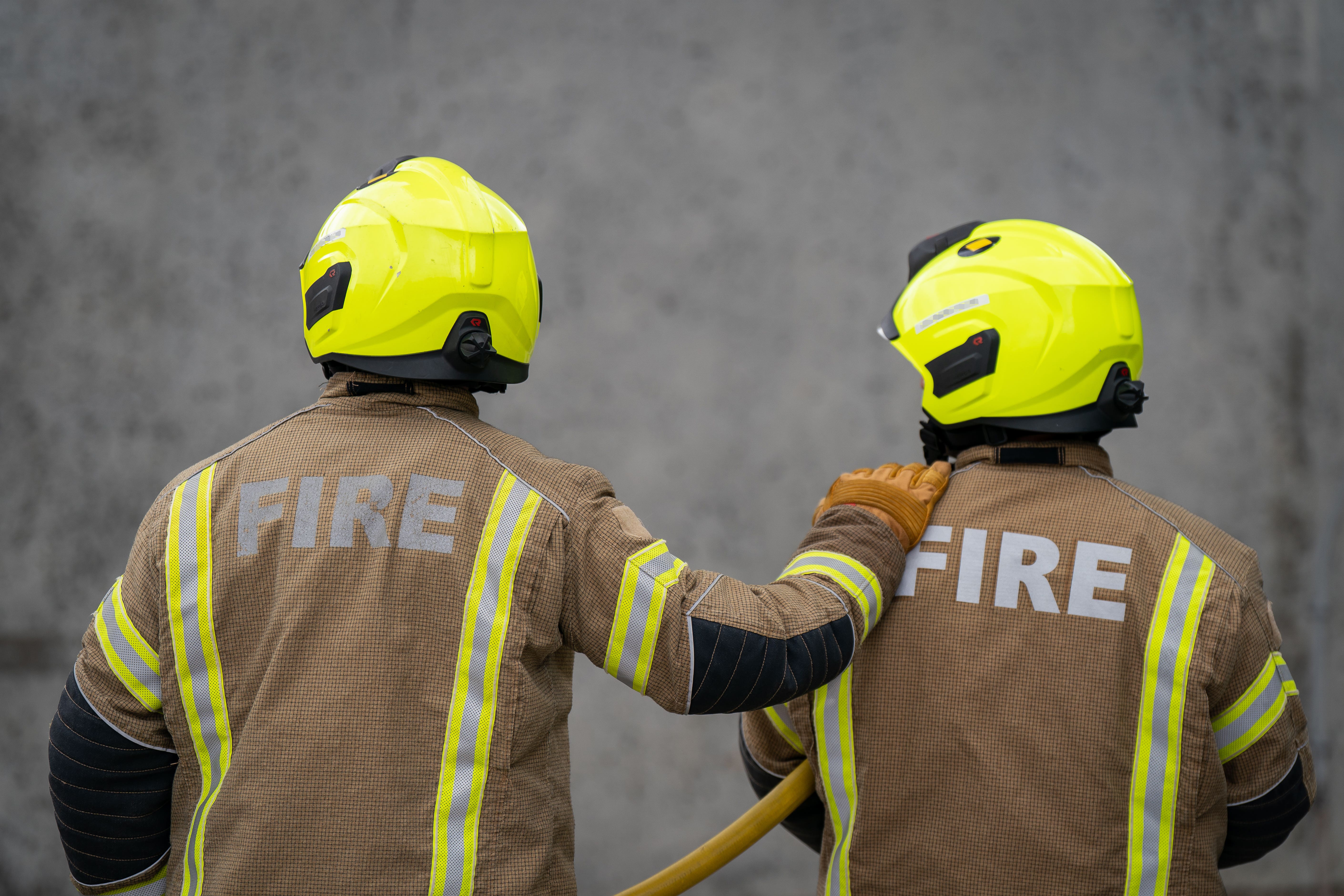 The Fire Brigades Union said firefighters had been ‘betrayed’ by the UK government (Aaron Chown/PA)