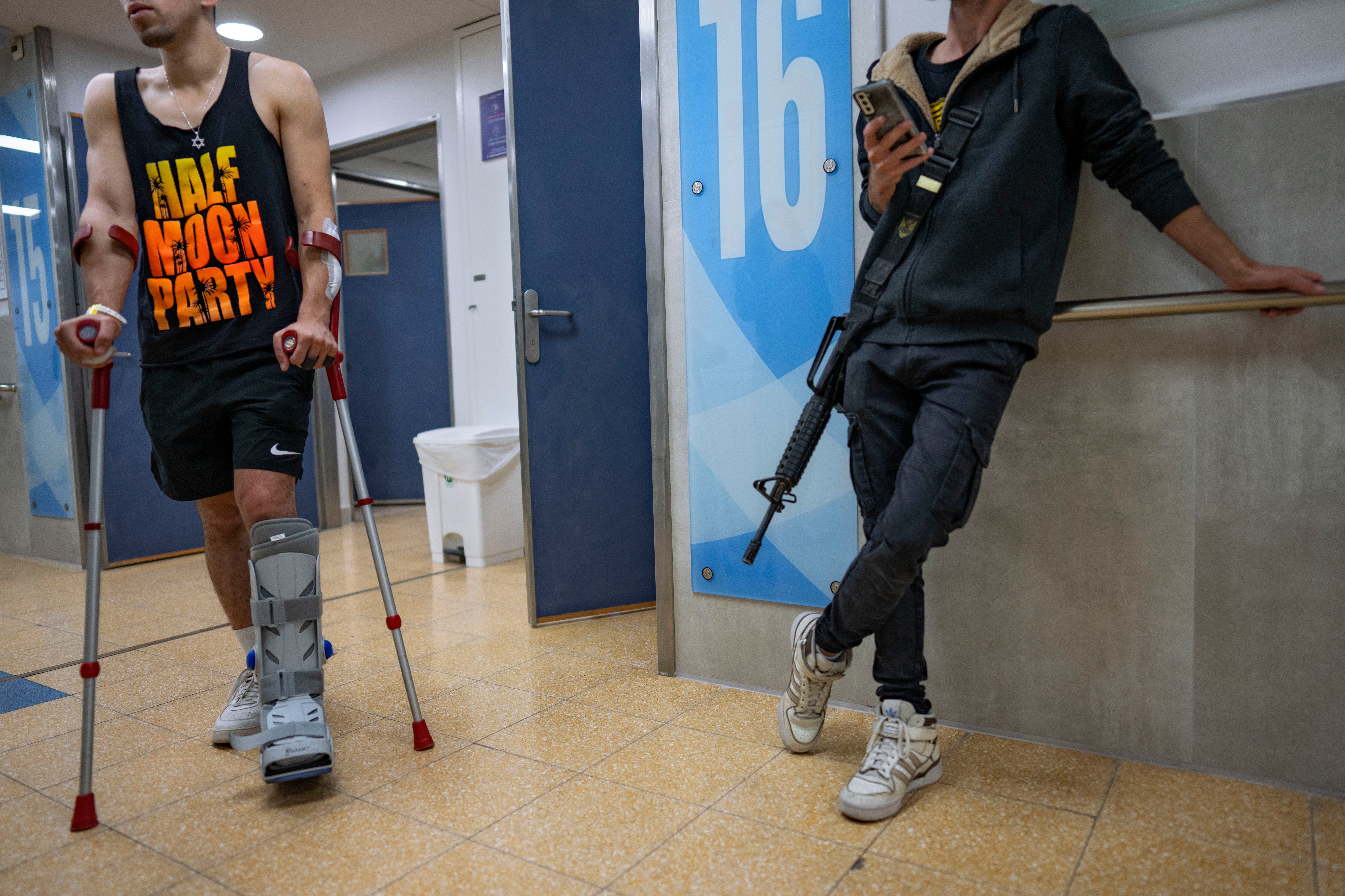 Israel War Wounded Soldiers