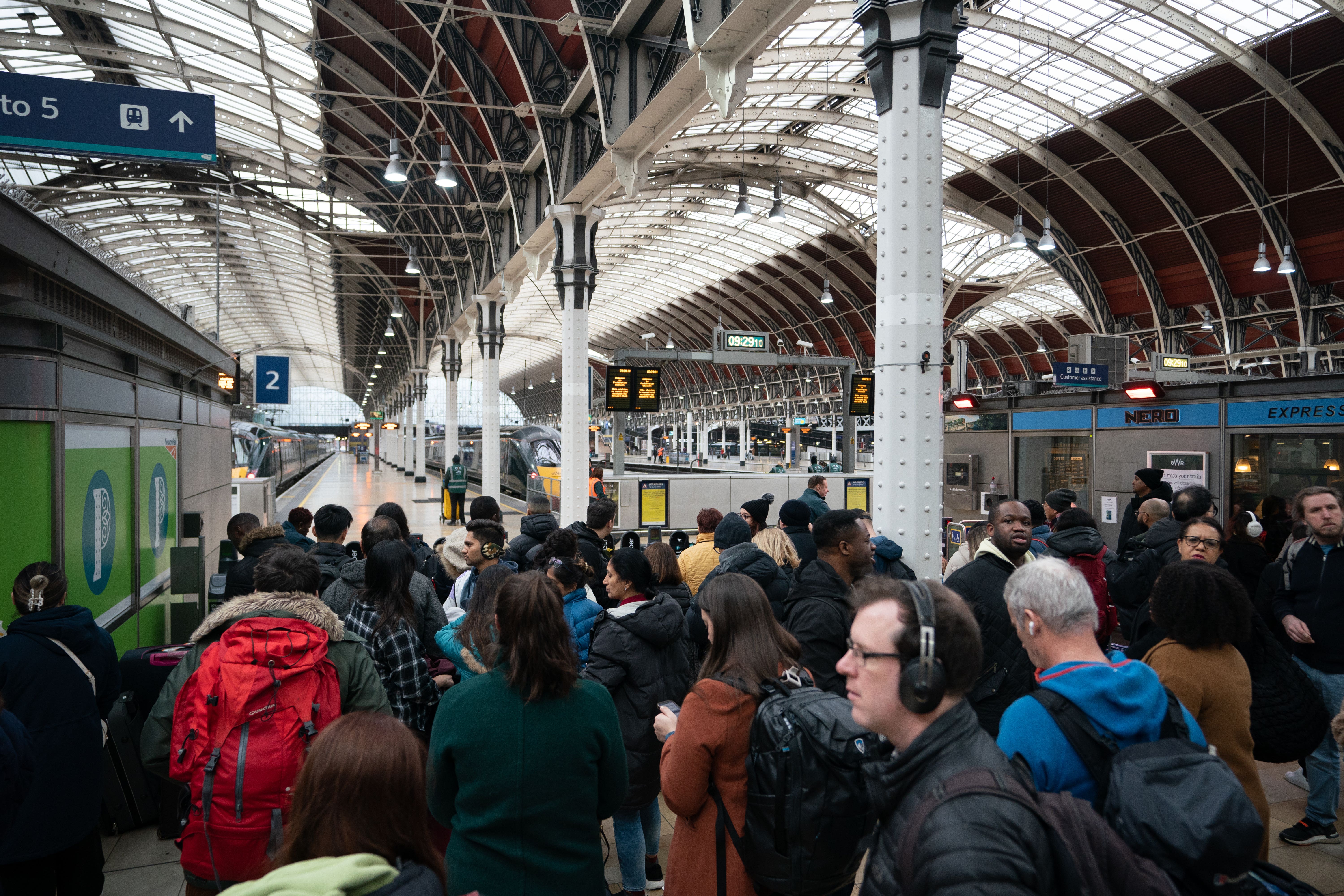 Paddington rail services suspended after person hit by train The