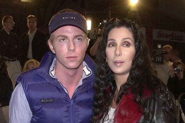 <p>Cher with son Elijah Blue Allman, in 2001  </p>