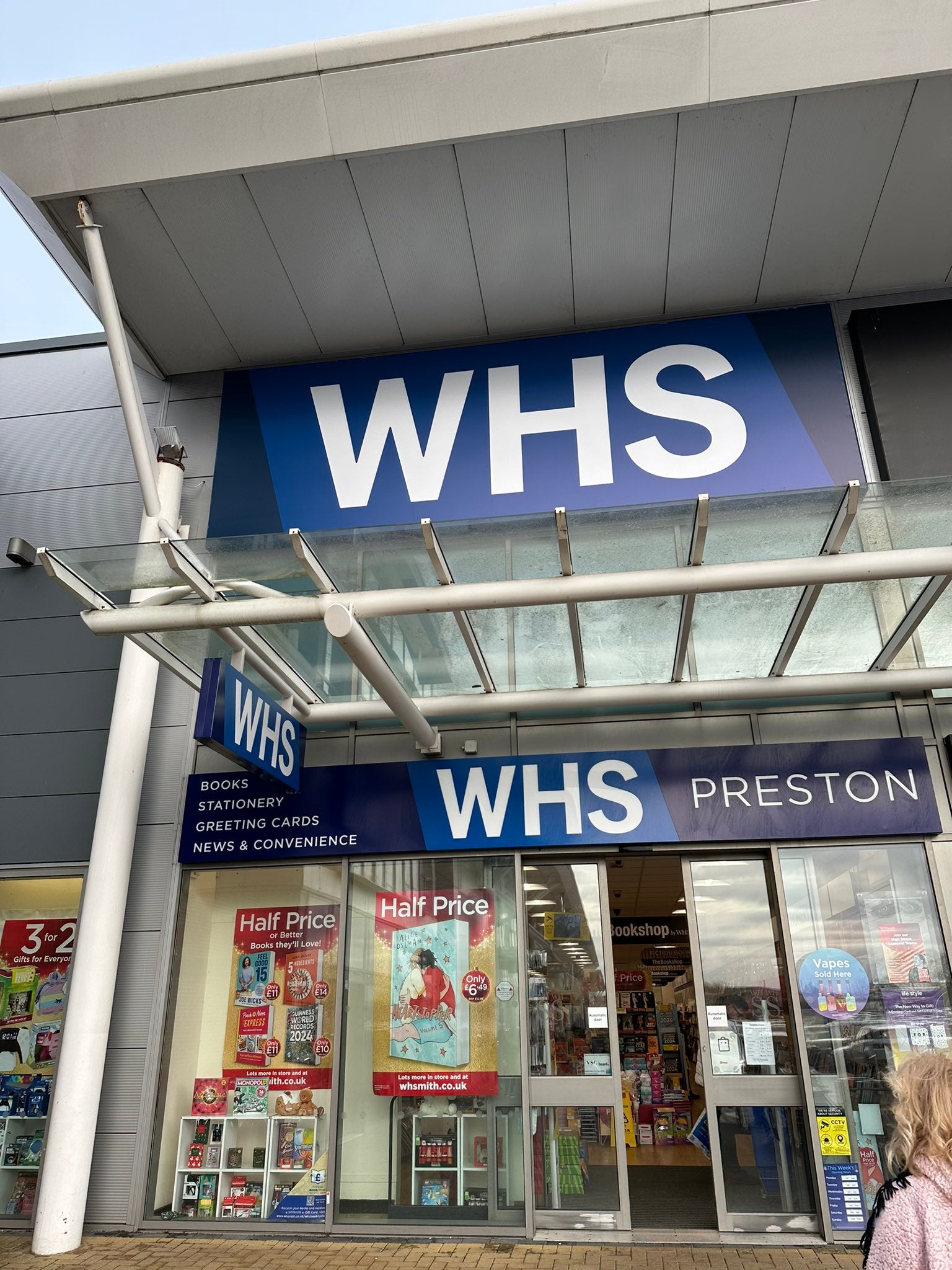 How the new WH Smith logo looks