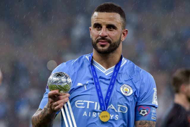 Manchester City defender Kyle Walker insists it is time to draw a line under their 2023 achievements and focus on the future (PA Images)