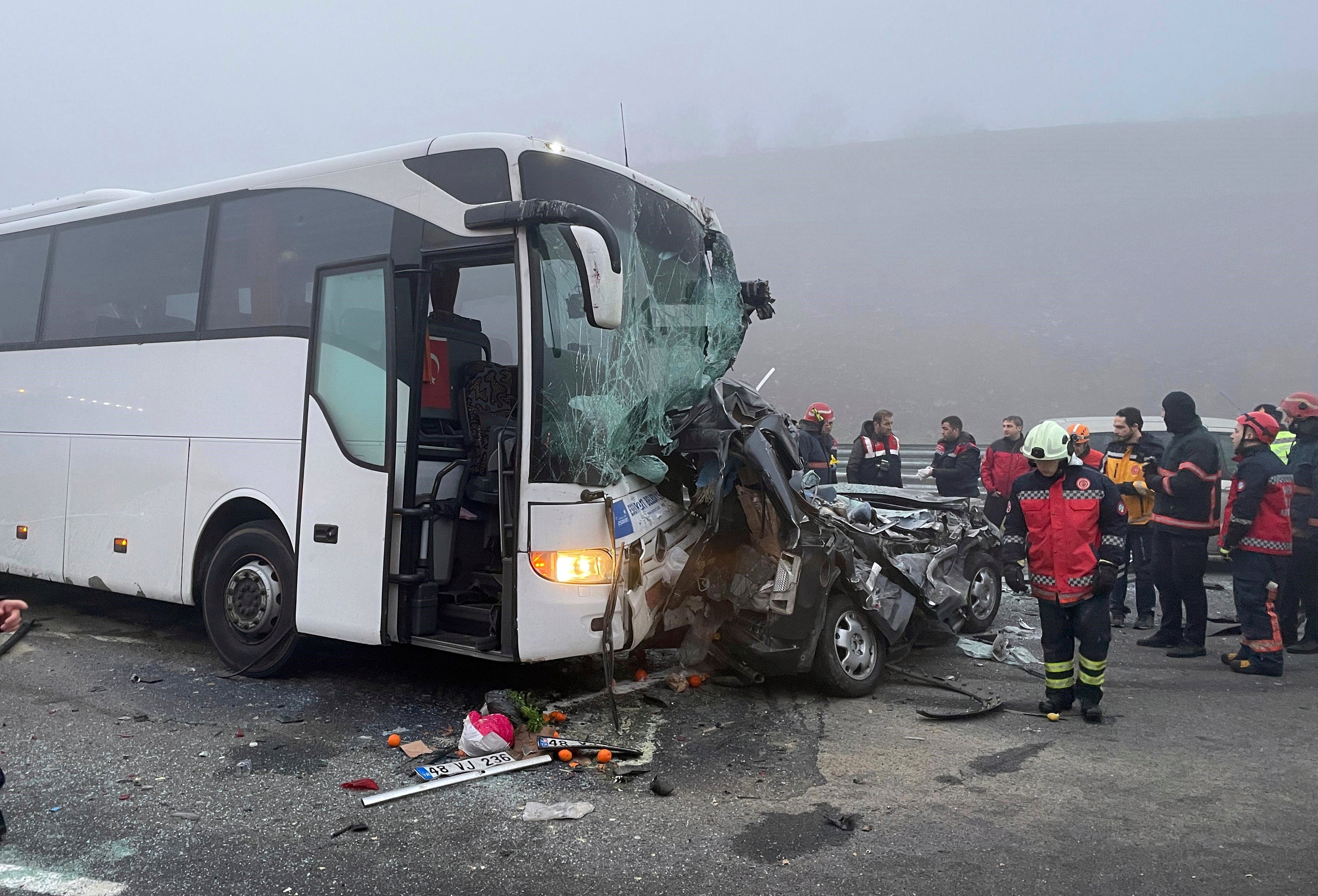 Turkey Highway Crash