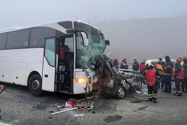 Turkey Highway Crash