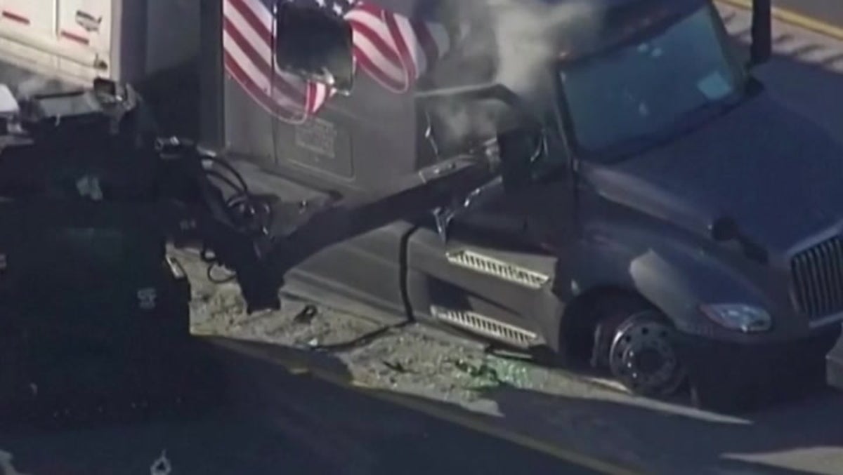 SWAT robot rips open truck cabin ending hours-long police standoff