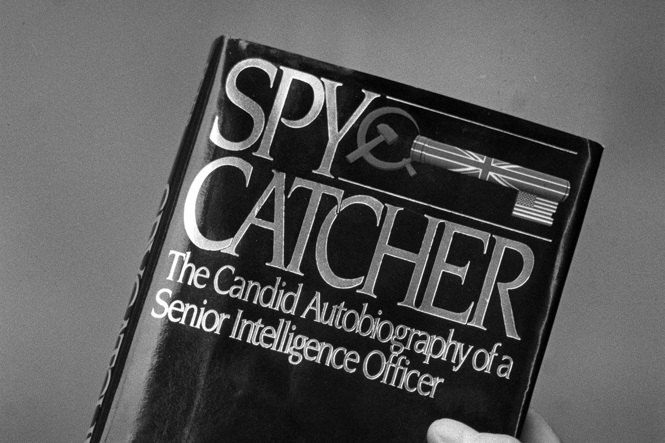 The front cover of Spycatcher by Peter Wright (PA)