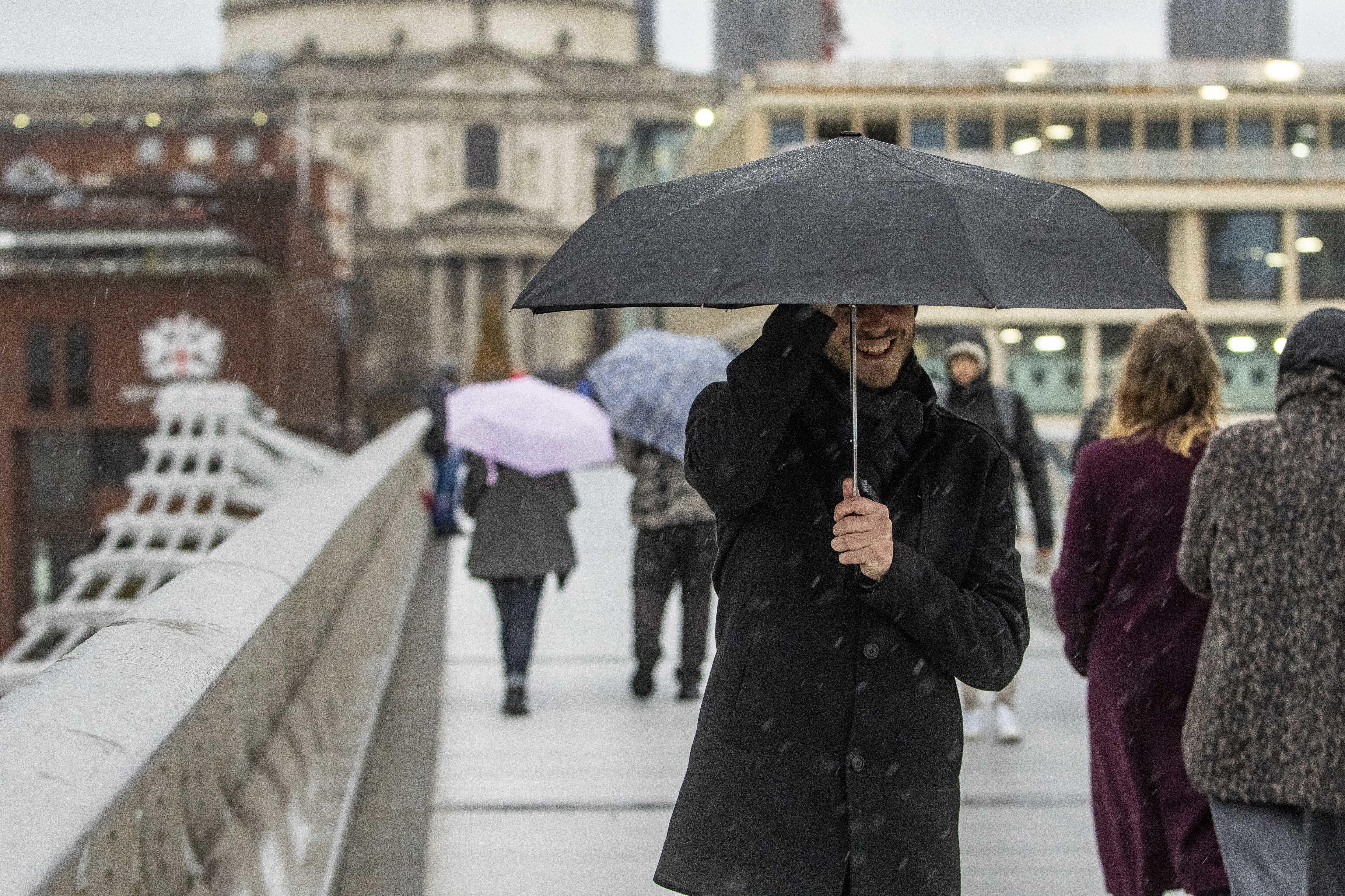 The weather will remain unsettled in the lead up to the new year (Jeff Moore/PA)