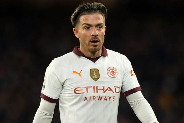 The home of Jack Grealish was burgled while he was playing (Martin Rickett/PA)