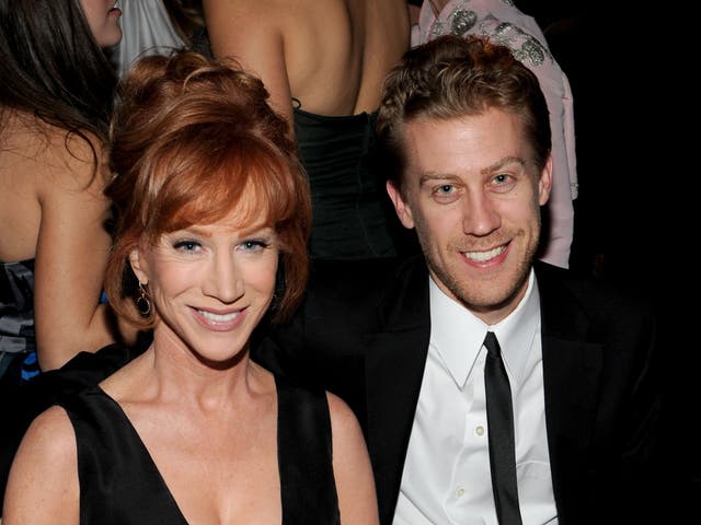 <p> Comedienne Kathy Griffin and Randy Bick attend Clive Davis and the Recording Academy’s 2012 Pre-GRAMMY Gala and Salute to Industry Icons Honoring Richard Branson held at The Beverly Hilton Hotel on 11 February 2012 in Beverly Hills, California.</p>