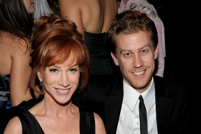 <p> Comedienne Kathy Griffin and Randy Bick attend Clive Davis and the Recording Academy’s 2012 Pre-GRAMMY Gala and Salute to Industry Icons Honoring Richard Branson held at The Beverly Hilton Hotel on 11 February 2012 in Beverly Hills, California.</p>