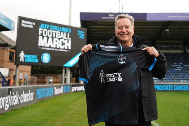 Jeff Stelling’s work with the Prostate Cancer UK charity has been recognised with an MBE in the New Year Honours List (Zac Goodwin/PA)