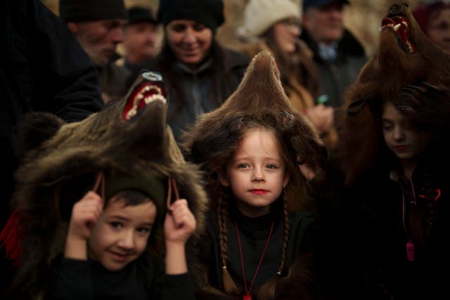 APTOPIX Romania Bear Ritual Photo Gallery