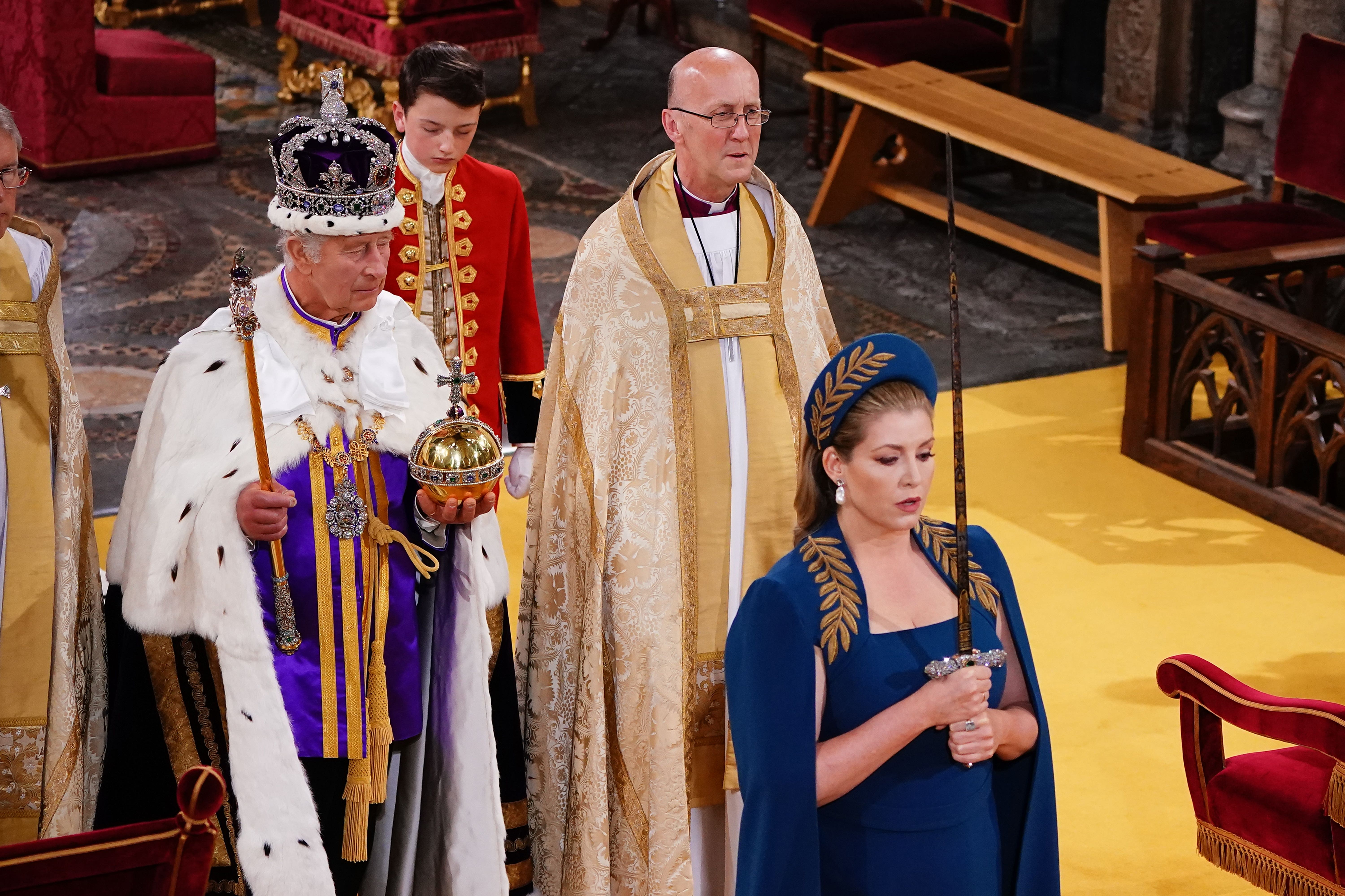 The Tory MP had a ceremonial role in proceedings as Lord President of the Council (Yui Mok/PA)