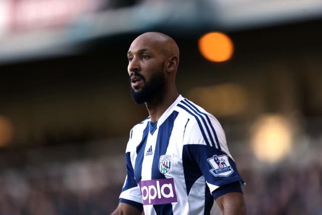 Nicolas Anelka playing for West Brom (Stephen Pond/PA)