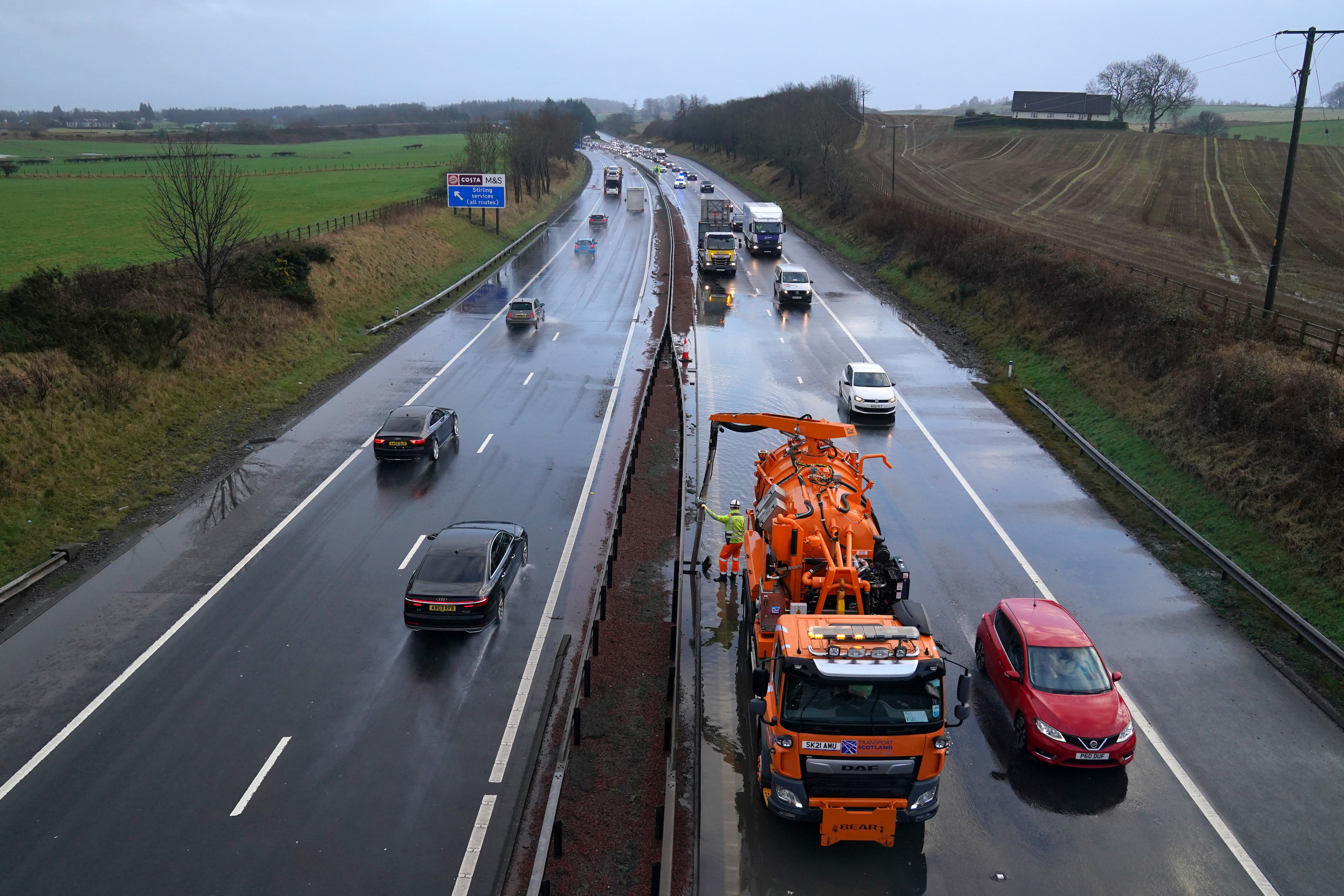 More than 48,000 homes have had electricity restoredin the wake of Storm Gerrit, as a new weather warning comes into place for much of Scotland (Andrew Milligan/PA)