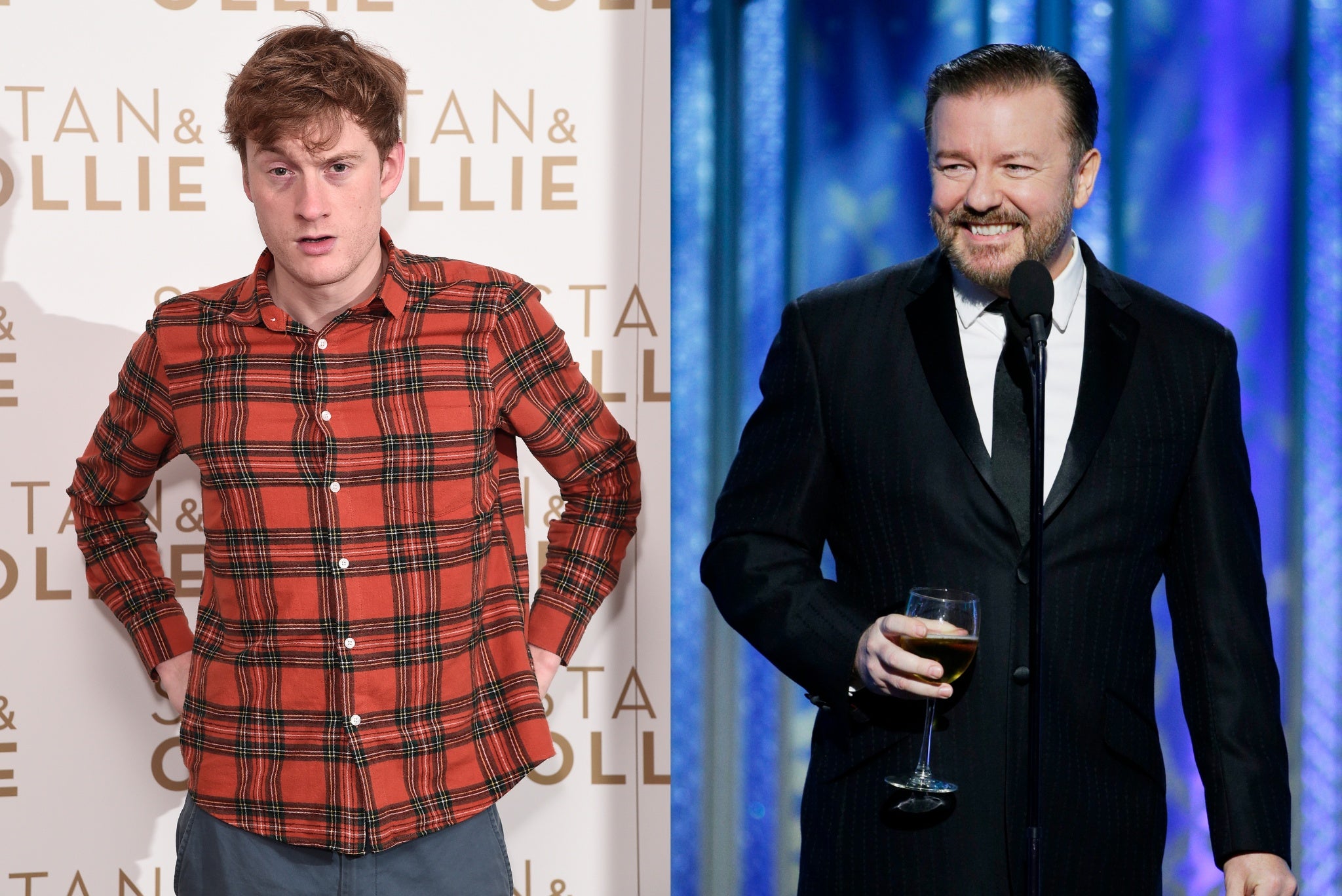 James Acaster took aim at Ricky Gervais in his 2019 standup show