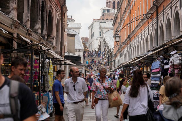 Italy Venice Mass Tourism