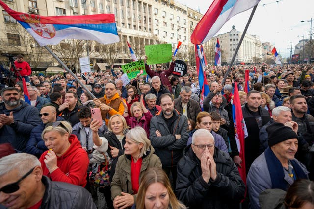SERBIA-PROTESTAS