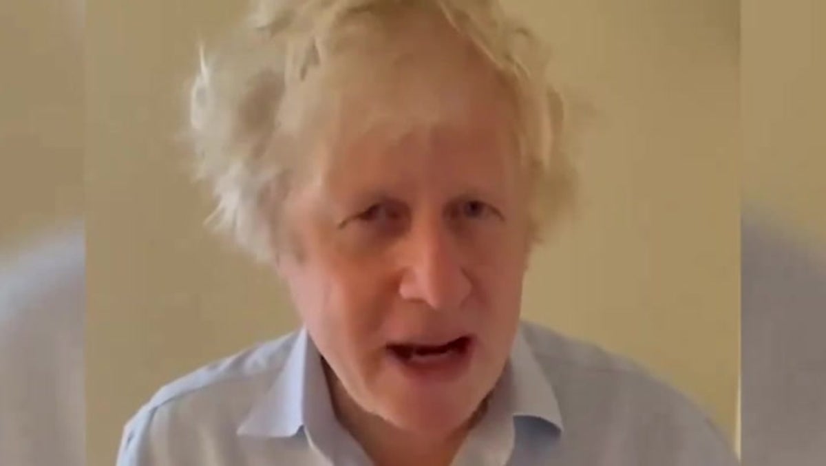 Watch: Boris Johnson’s New Year message as former PM hopes for ‘great 12 months’