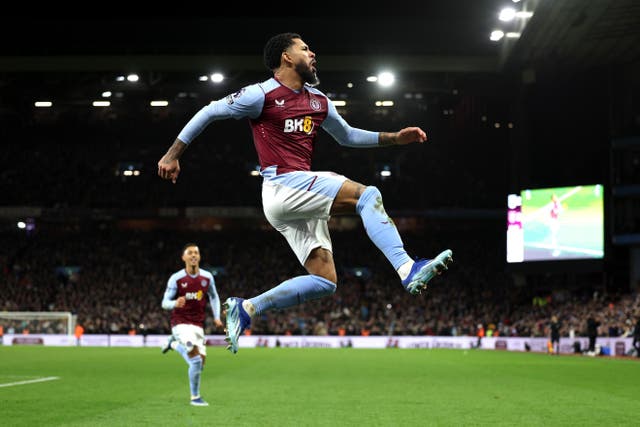 <p>Douglas Luiz scored at the death for Villa </p>