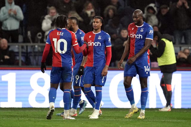 Michael Olise inspired Crystal Palace to victory (Adam Davy/PA)