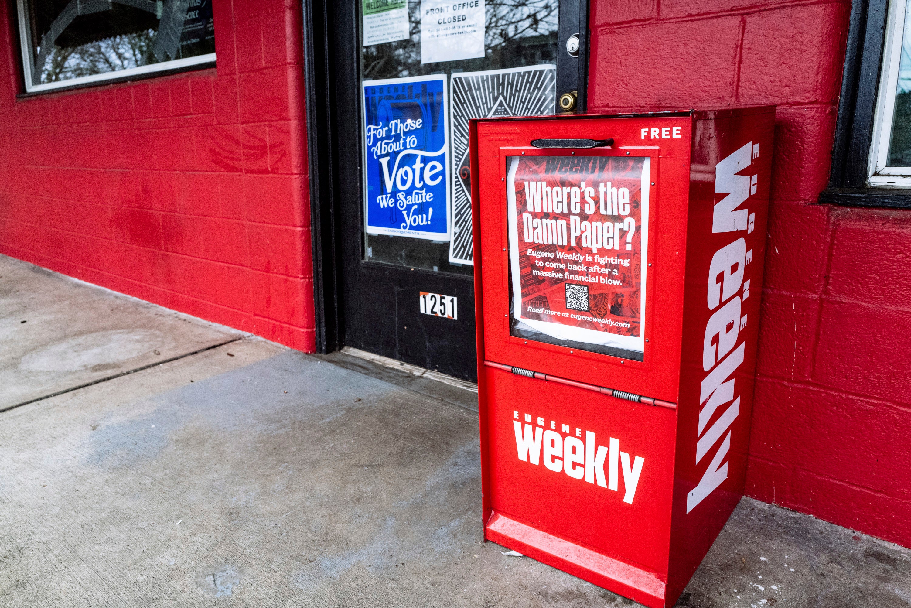 The Eugene Weekly laid off all its staff and halted print production after allegedly discovering an ex-employee embezzled thousands of dollars