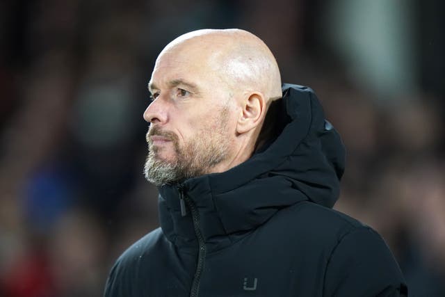 <p>Erik ten Hag calls for consistency from his Manchester United squad (Bradley Collyer/PA)</p>