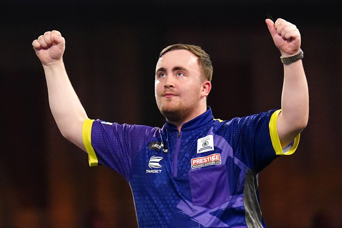 What time is Luke Littler playing his World Darts Championship quarter-final today?