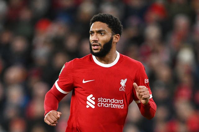 <p>As defensive injuries began to pile up at the tail end of 2023, Joe Gomez was required to fill in across the entire back four</p>